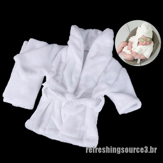 (ref) 2 pzas/juego de pañuelos de franela suave+bufanda para fotografía recién nacida 0-2m