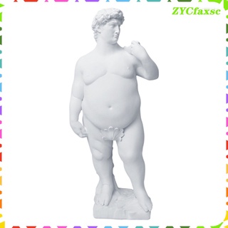 fat david retrato estatua de resina artesanía escultura artesanía figura hogar oficina arte adornos adornos de escritorio