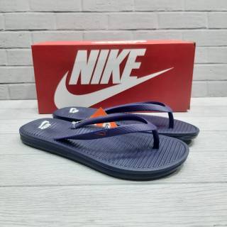Nike Solarsoft tanga sandalias 2 sandalias marinas chanclas/zapatillas casuales/zapatillas de casa/sandalias de los hombres (1)