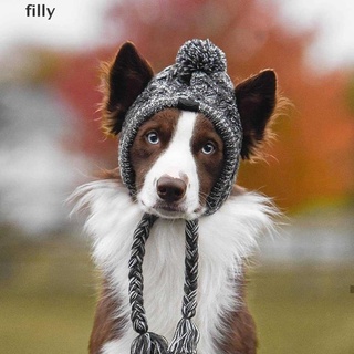 [filly] sombrero de perro de invierno 2021 francés bulldog al aire libre perro caliente y a prueba de viento sombrero de mascota czb
