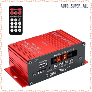 G8 Bluetooth Audio 2 Channel Amplifier Amplificador Receiver Hi-Fi Stereo