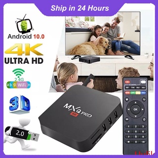 8 MXQ PRO 4K 5G Android TV BOX RK3228A Quad Core TVbox 1G 8G 2.4G Wifi 4K 3D Smart TV Android 10.0 MXQ PRO 4K TV BOX Sep Top Case Uulike
