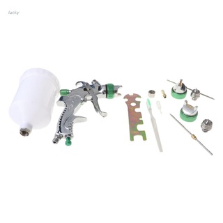 lucky 1.4/1.7/2.0mm G2008 Nozzles HVLP Spray Gun Set Sprinkling Paint Can With High Working Pressure Professional Atomizer For Car Repairment Coating