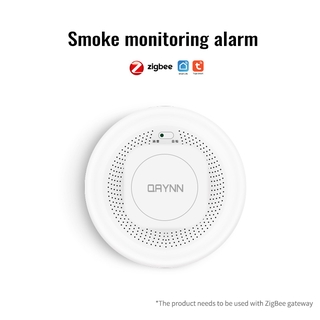 [listo] zigbee tuya detector de humo red de humo alarma trabajo con vida inteligente ruisat (2)