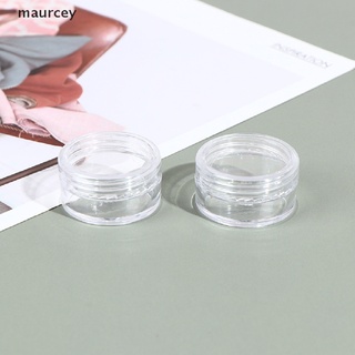 Maurcey 50 Frascos De Plástico Transparentes Pequeños De 5 G/mL Para Recipientes De Muestra Cosmética Crema MX