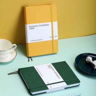 cuadernos bullet journal tamaño a5 papel punteado, 192 páginas, funda de cuero, papel blanco marfil 100 g/m2, planificador hecho a mano (2)