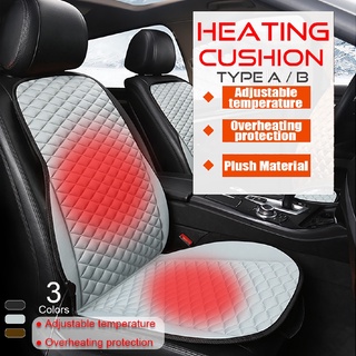12v asiento delantero de coche cubierta caliente calentador eléctrico almohadilla de calor cojín auto calentador de invierno