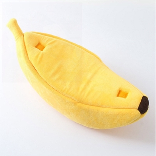 [barato] linda forma de plátano perro gato casa suave caliente perrera cama de dormir casa tienda de campaña (4)