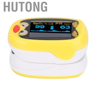 Hutong Kid oxímetro de pulso de la yema del dedo Monitor de saturación de oxígeno en sangre medición SPO2