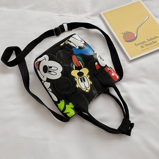 Cartoon Cute Canvas Bag Women'S Shoulder Messenger Bag Shopping Bag Large Capacity Portable Environmental Protection Bag