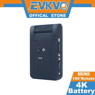 EVKVO - 4K MD17 Mini Camera Camcorder Mini DV Voice Video Recorder Micro 180°rotating CCTV SPY Camera