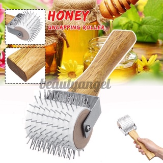 Steel Beekeeping Equipment Uncapping Roller Bee Honey Comb Extracting Kit