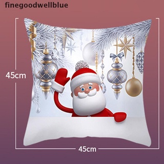 [finegoodwellblue] muñeco de nieve navidad funda de cojín decoraciones para el hogar sofá decoración regalos de navidad nuevo stock (3)