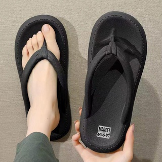 Flip-Zapatillas De Los Hombres De Verano Desgaste De Suela Suave Antideslizante Gruesa Tendencia De Playa Versión Coreana Parejas Hogar Sandalias