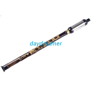 DAY Flutes Woodwind Black Bamboo Chinese Yunnan Bawu G Key Pipe Music Instrument