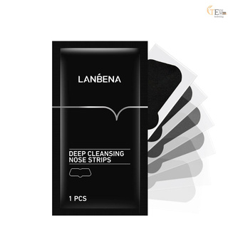 【tech】 LANBENA 1Pcs Deep Cleansing Nose Strips Blackhead Remover Strips Purify Skin Nose Peel Off Mask These easy-to-use strips will help extract built-up dirt and oil from your pores that can cause blackheads, leaving your skin feeling fresh and clean.