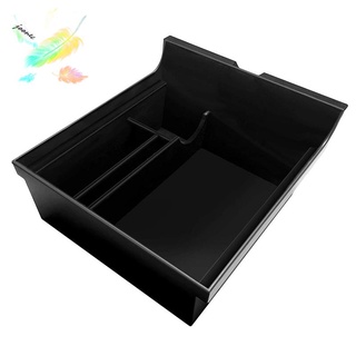 para 2021 tesla el 3/y coche central consola organizador bandeja accesorios interiores reposabrazos cubby cajón caja de almacenamiento