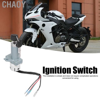 Chaoy - interruptor de encendido de 4 alambres con 2 llaves de modificación de piezas para motocicleta triciclo bicicleta de suciedad (3)