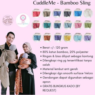 Cool CuddleMe productos || Ringsling sling Cuddle Me anillo sling bambú NAH