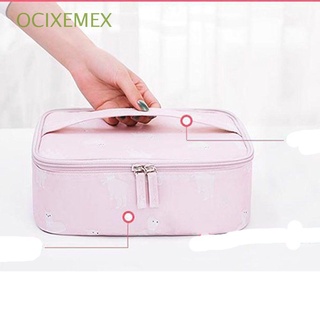 OCIXEMEX Femenino bolsa de cosméticos Viajes Estuches de maquillaje bolsa de|repelente al agua Al aire libre nuevo portátil Organizador de artículos de tocador