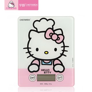 【CHEFMADE】HELLO KITTY Authorization Precision Touch Screen Electronic Scale Household Scales Kitchen Baking Tools
