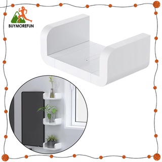 adhesivo flotante estante de pared estante no taladrar, u cuarto de baño organizador de pantalla de la imagen repisa estante para decoración del hogar cocina (6)