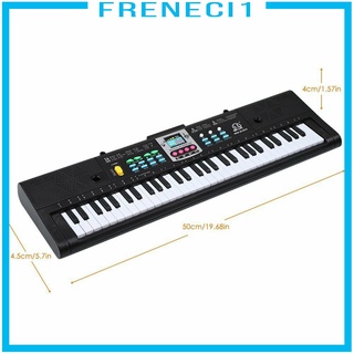 [freneci1] 61 Teclas Teclado electrónico Digital Teclado electrónico Piano Piano niños regalo niños Instrumento Musical Play Para diversión (1)