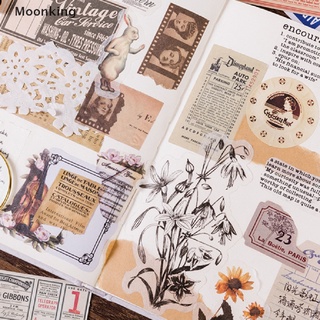 [Moonking] 60 Unids/pack Vintage DIY Diario Pegatina Escribir Etiqueta Álbum De Recortes Pegatinas