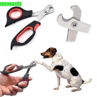 MXMUSTY - cortador de uñas de acero inoxidable, diseño de pájaro, conejo, perro, mascota, cortador de uñas