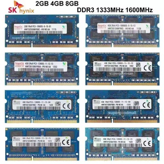 SK Hynix 2GB 4GB 8GB 10600S 12800S DDR3L DDR3 1333Mhz 1600Mhz SODIMM Laptop Memory RAM Notebook RAM