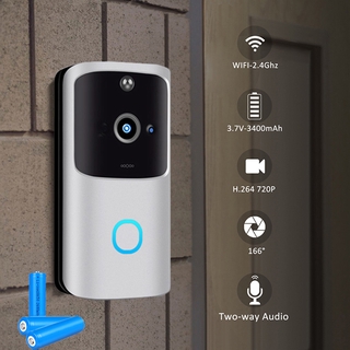 timbre inalámbrico wifi smart video phone visual intercomunicador timbre de puerta cámara segura