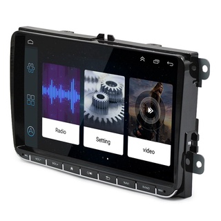 9 Inch 2 Din Android 10.0 Car MP5 Player Stereo Radio 2+16GB Wifi Bluetooth GPS Navigation for Passat Beetle Golf MK5