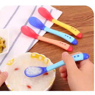 Cuchara y Tenedor de silicona Para bebés