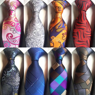las mejores corbatas de seda para hombre de 8 cm rayas paisley jacquard tejidas corbata de boda