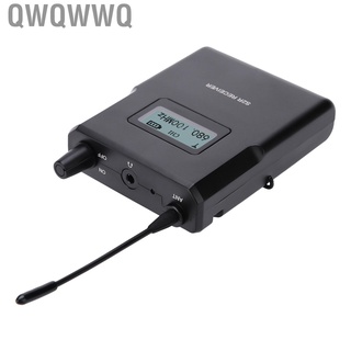 Qwqwwq Wireless In Ear Stereo Stage Monitor System Receiver+Earphones for ANLEON S2-R