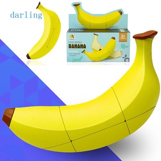 Darling Banana Fruit Magic Cube Kit divertido rompecabezas educación cubo de rubik juguetes niños
