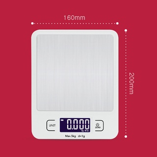 báscula digital electrónica portátil de cocina 11lb/5kg multifunción joyería escala 1g/0.1oz precisa graduación 4 unidades tara