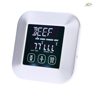 *W}W❤Meat Digital termometro con pantalla táctil inalámbrica Probe temperatura Oven Digital Oven termometro de Cooking Therm