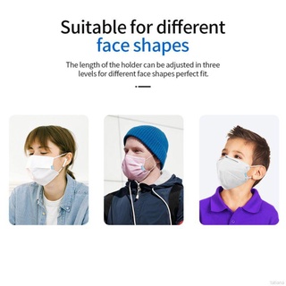 Máscara de cara interior marco de apoyo casero máscara de tela fresco soporte de silicona más espacio para una respiración cómoda lavable reutilizable (3)