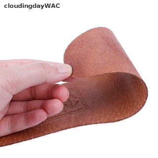 cloudingdaywac 1 par de plantillas de cuero transpirables mujeres hombres ultra delgado desodorante zapatos plantilla pad productos populares