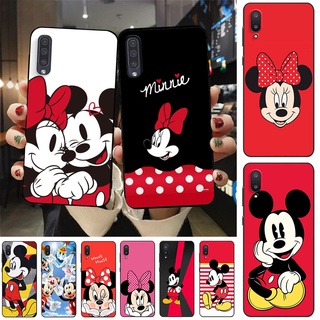 Funda Para Samsung A9 2018 A10 A10s A11 A12 4G Negro De Silicona Suave Teléfono De Protección De La Cubierta Trasera Mickey Mouse