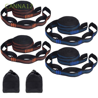 canna12 4 unids/set flexible hamaca correa al aire libre reforzado poliéster cuerda 5 anillos moda swing alta carga camping