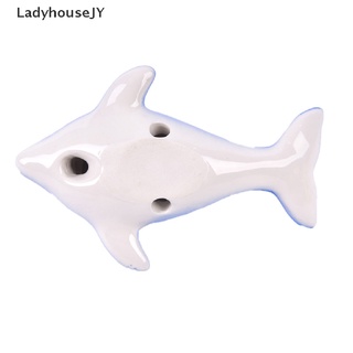 LadyhouseJY Mini dolphin 6Hole Profesional Ocarina CeramicFlute Instrumento Regalo Coleccionable Venta Caliente (2)