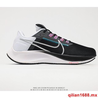 [Spot] Nike Air Zoom Pegasus 38 Graffiti Series de punto transpirable deportes zapatos casuales zapatos de hombre Nike zapatillas para correr zapatos de entrenamiento