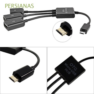 PERSIANAS Teclado Cable adaptador OTG Flash Drive Host Micro Hub USB Camara digital Raton Adaptador Telefono movil 3 IN1 Converter