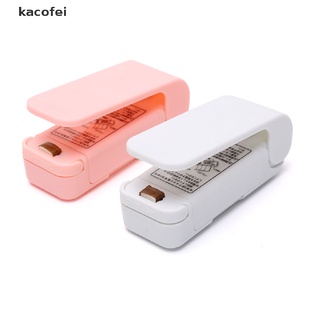 [kacofei] paquete sellador portátil mini máquina de sellado de alimentos snack clip sellador de calor