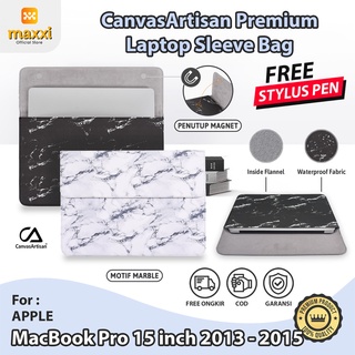 Macbook Pro 15 pulgadas 2013-2015 portátil bolsa caso carcasa de cuero manga Kesing cubierta magnética funda protectora