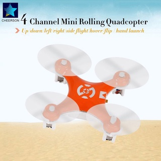 RC Quadcopter 4CH 2.4GHz modo sin cabeza Drone naranja para CX-10 (2)