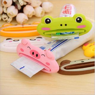[ destacado ]1pcs Animal Easy Toothpaste Dispenser,Plastic Tooth Paste Tube Squeezer,Toothpaste Rolling Holder,Bathroom Supplies (7)
