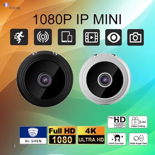 1080P HD Mini espía IP WIFI cámara inalámbrica oculta seguridad hogar DVR visión nocturna Super gran angular Monitor 1080P BOLONG
